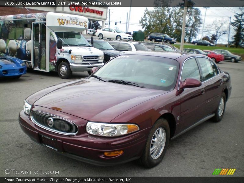 Dark Garnet Red Metallic / Graphite 2005 Buick LeSabre Limited