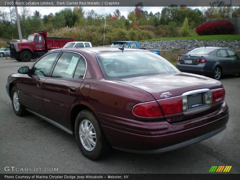 Dark Garnet Red Metallic / Graphite 2005 Buick LeSabre Limited
