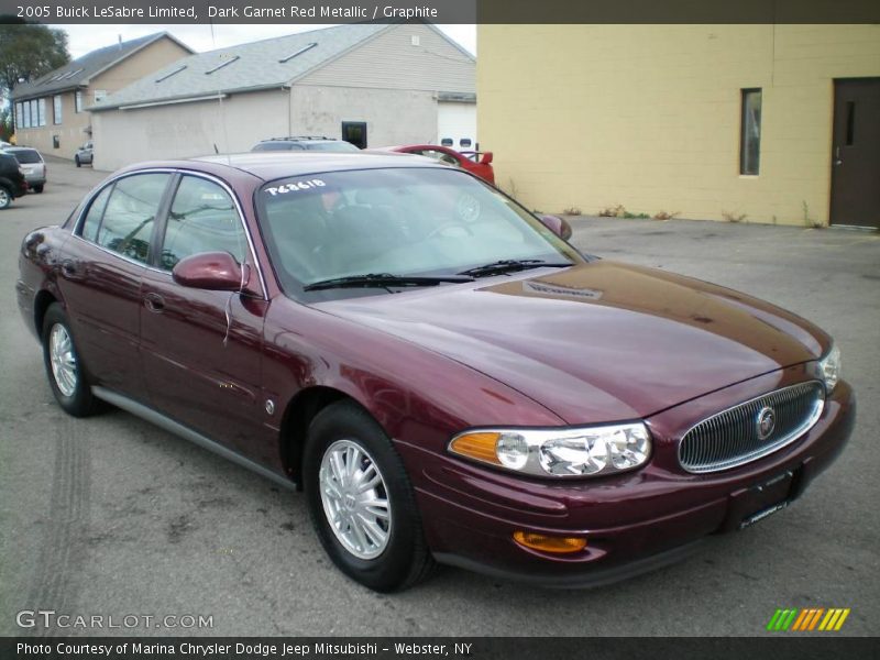 Dark Garnet Red Metallic / Graphite 2005 Buick LeSabre Limited