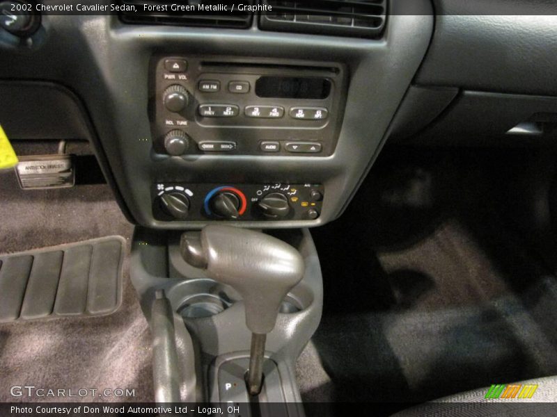 Forest Green Metallic / Graphite 2002 Chevrolet Cavalier Sedan