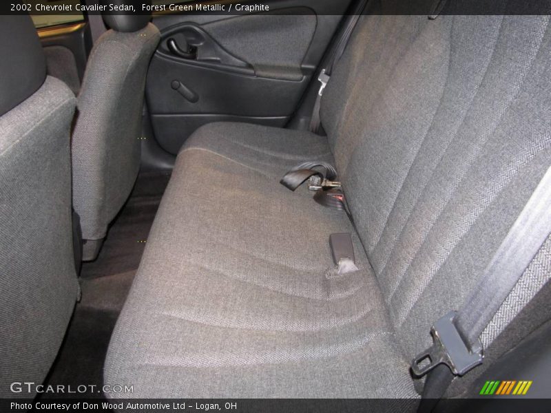 Forest Green Metallic / Graphite 2002 Chevrolet Cavalier Sedan