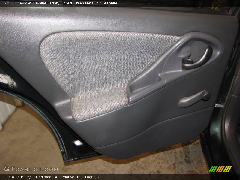 Forest Green Metallic / Graphite 2002 Chevrolet Cavalier Sedan