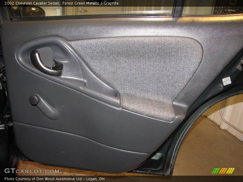 Forest Green Metallic / Graphite 2002 Chevrolet Cavalier Sedan