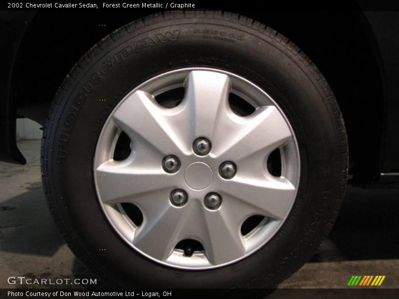Forest Green Metallic / Graphite 2002 Chevrolet Cavalier Sedan