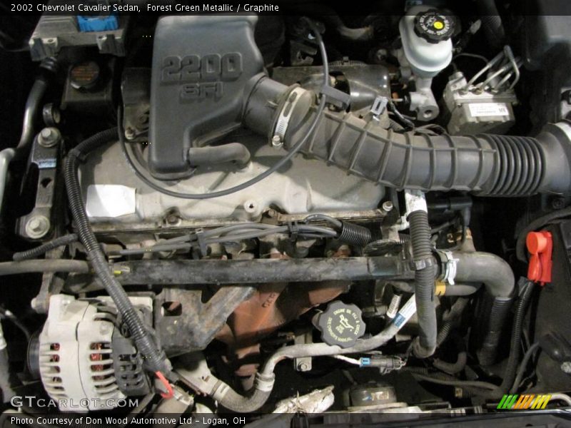 Forest Green Metallic / Graphite 2002 Chevrolet Cavalier Sedan