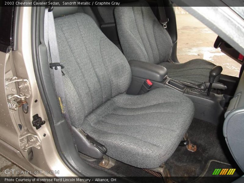 Sandrift Metallic / Graphite Gray 2003 Chevrolet Cavalier Sedan