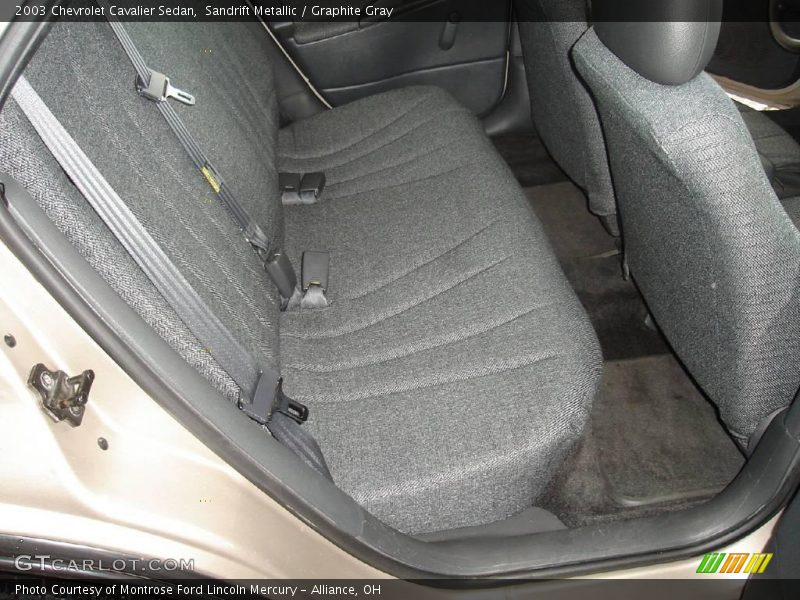 Sandrift Metallic / Graphite Gray 2003 Chevrolet Cavalier Sedan
