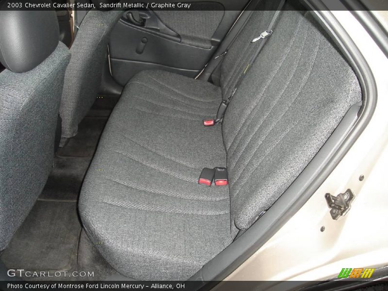 Sandrift Metallic / Graphite Gray 2003 Chevrolet Cavalier Sedan