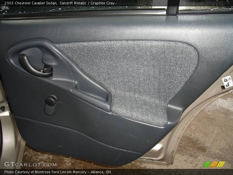 Sandrift Metallic / Graphite Gray 2003 Chevrolet Cavalier Sedan