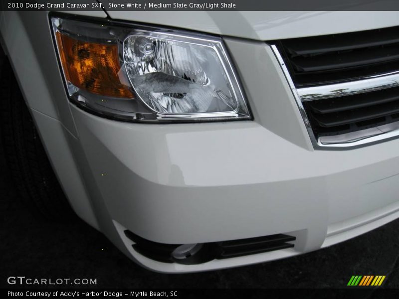 Stone White / Medium Slate Gray/Light Shale 2010 Dodge Grand Caravan SXT