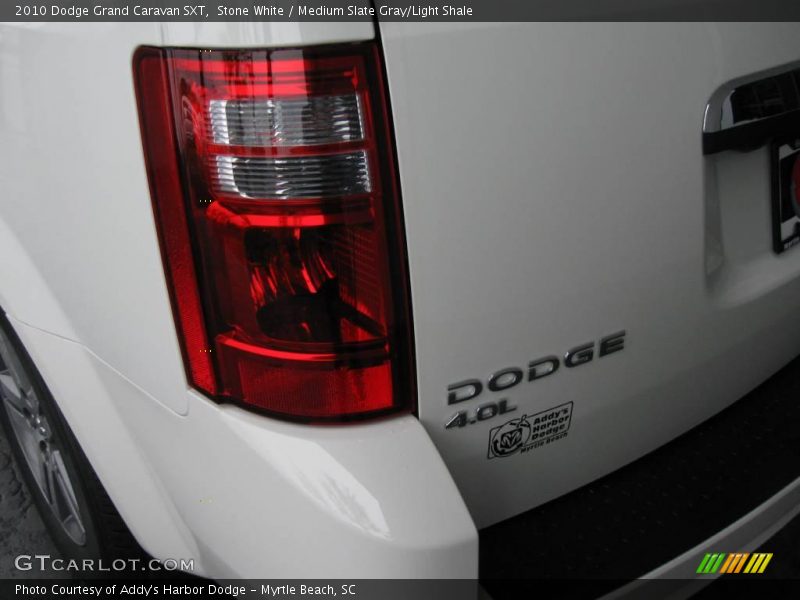 Stone White / Medium Slate Gray/Light Shale 2010 Dodge Grand Caravan SXT