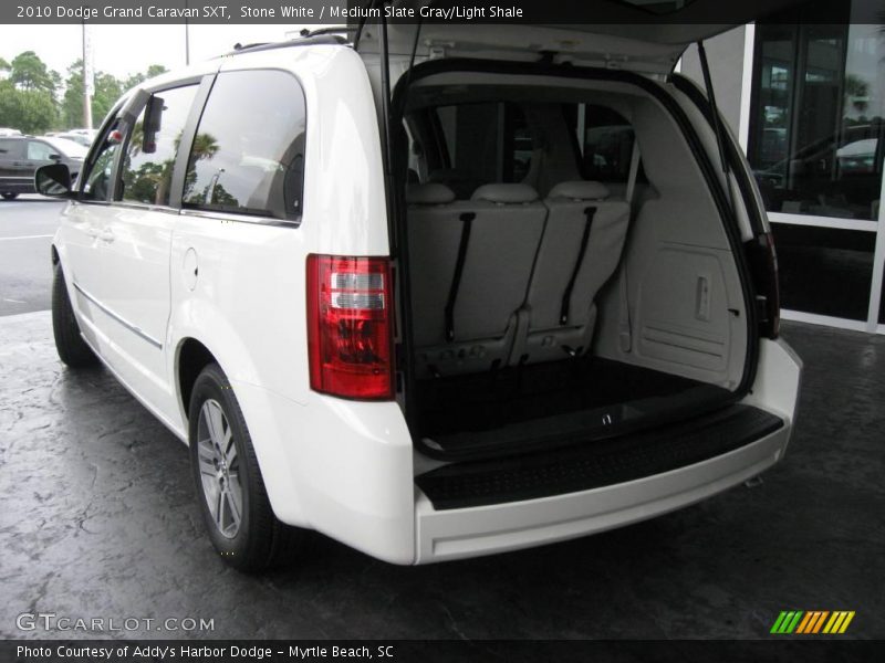 Stone White / Medium Slate Gray/Light Shale 2010 Dodge Grand Caravan SXT