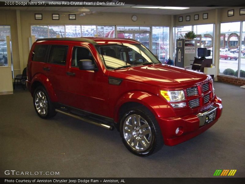 Inferno Red Crystal Pearl / Dark Slate Gray 2010 Dodge Nitro SXT