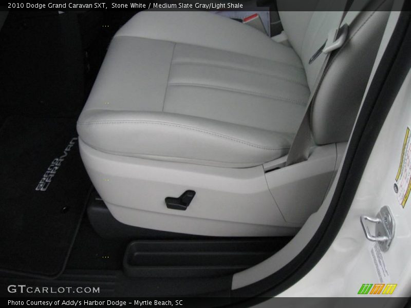 Stone White / Medium Slate Gray/Light Shale 2010 Dodge Grand Caravan SXT
