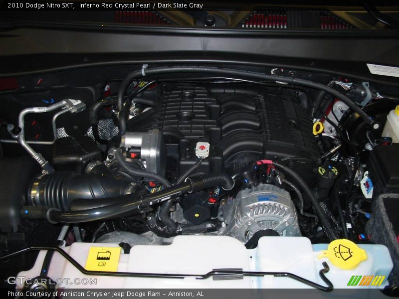 Inferno Red Crystal Pearl / Dark Slate Gray 2010 Dodge Nitro SXT
