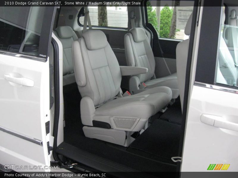 Stone White / Medium Slate Gray/Light Shale 2010 Dodge Grand Caravan SXT