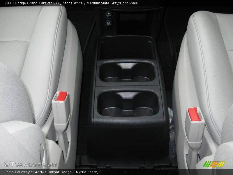 Stone White / Medium Slate Gray/Light Shale 2010 Dodge Grand Caravan SXT