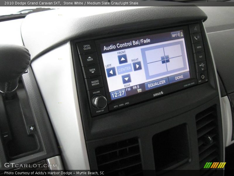 Stone White / Medium Slate Gray/Light Shale 2010 Dodge Grand Caravan SXT