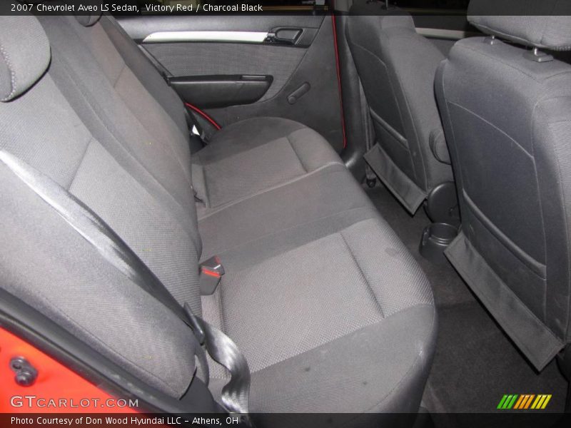 Victory Red / Charcoal Black 2007 Chevrolet Aveo LS Sedan
