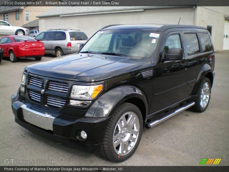 Brilliant Black Crystal Pearl / Dark Slate Gray 2010 Dodge Nitro SXT