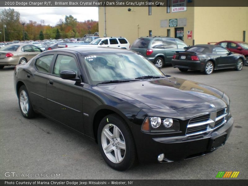 Brilliant Black Crystal Pearl / Dark Slate Gray/Light Slate Gray 2010 Dodge Charger R/T