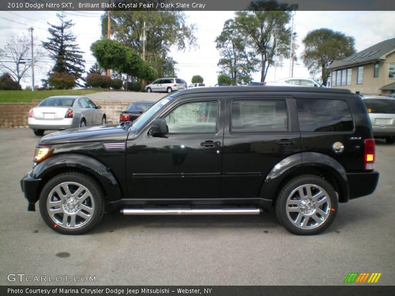 Brilliant Black Crystal Pearl / Dark Slate Gray 2010 Dodge Nitro SXT
