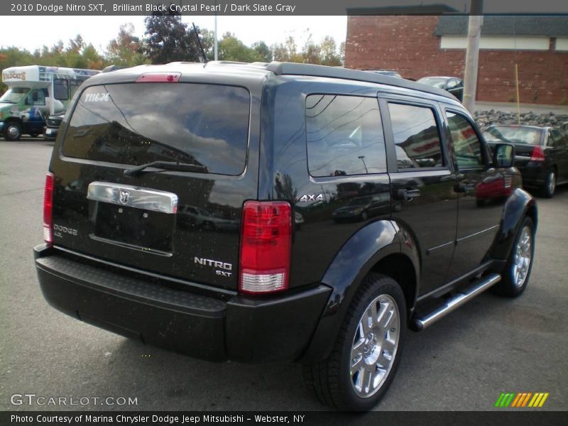 Brilliant Black Crystal Pearl / Dark Slate Gray 2010 Dodge Nitro SXT