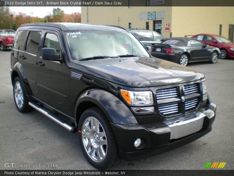 Brilliant Black Crystal Pearl / Dark Slate Gray 2010 Dodge Nitro SXT