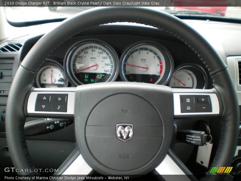 Brilliant Black Crystal Pearl / Dark Slate Gray/Light Slate Gray 2010 Dodge Charger R/T