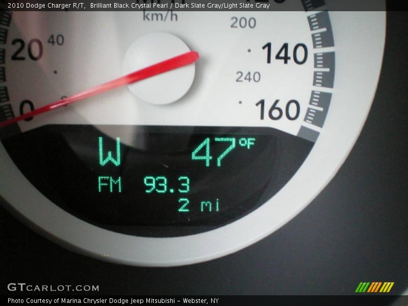 Brilliant Black Crystal Pearl / Dark Slate Gray/Light Slate Gray 2010 Dodge Charger R/T