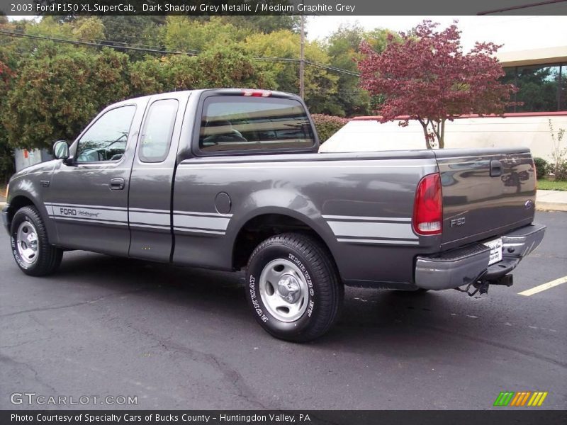 Dark Shadow Grey Metallic / Medium Graphite Grey 2003 Ford F150 XL SuperCab