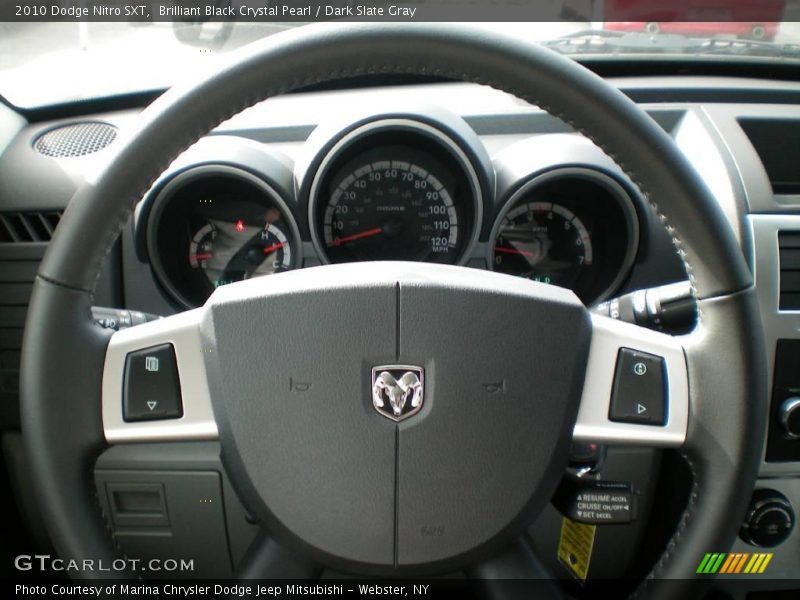 Brilliant Black Crystal Pearl / Dark Slate Gray 2010 Dodge Nitro SXT