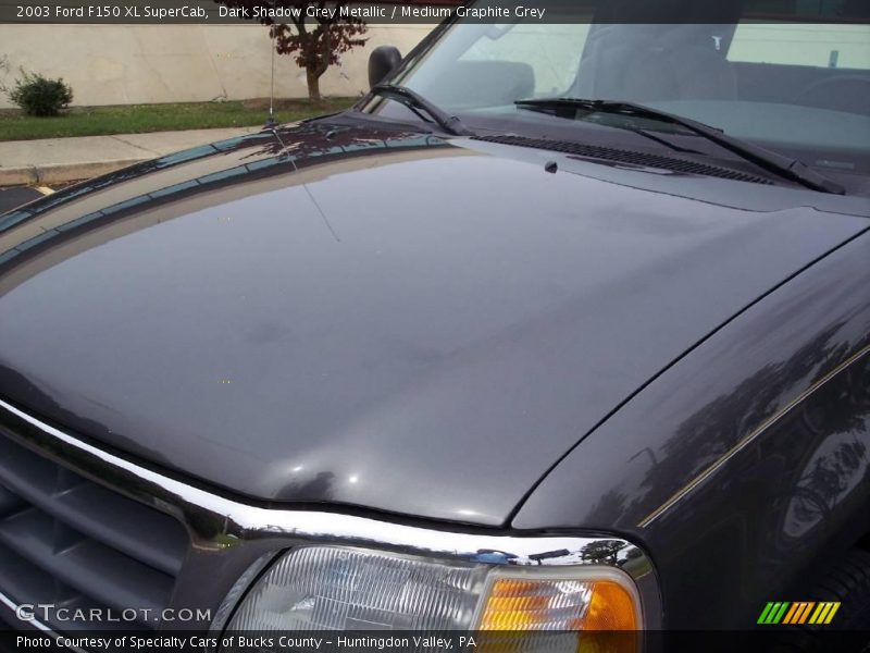 Dark Shadow Grey Metallic / Medium Graphite Grey 2003 Ford F150 XL SuperCab