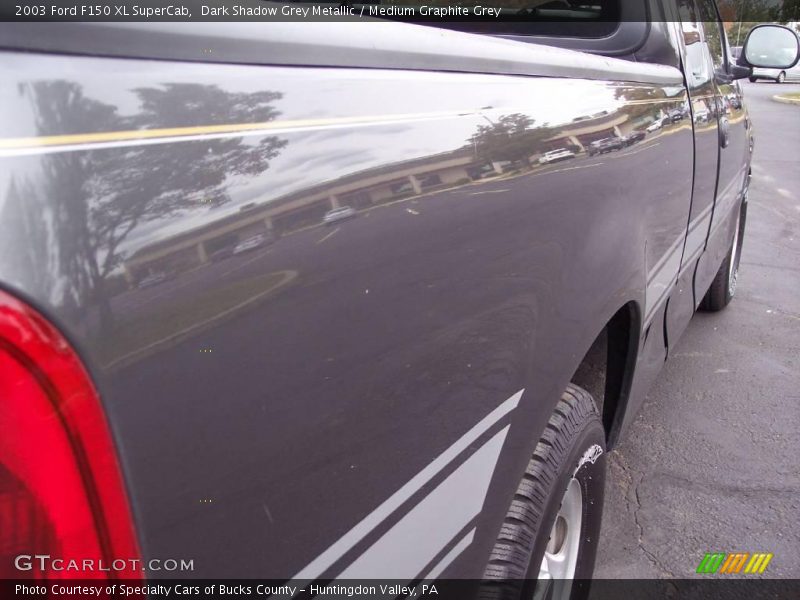 Dark Shadow Grey Metallic / Medium Graphite Grey 2003 Ford F150 XL SuperCab