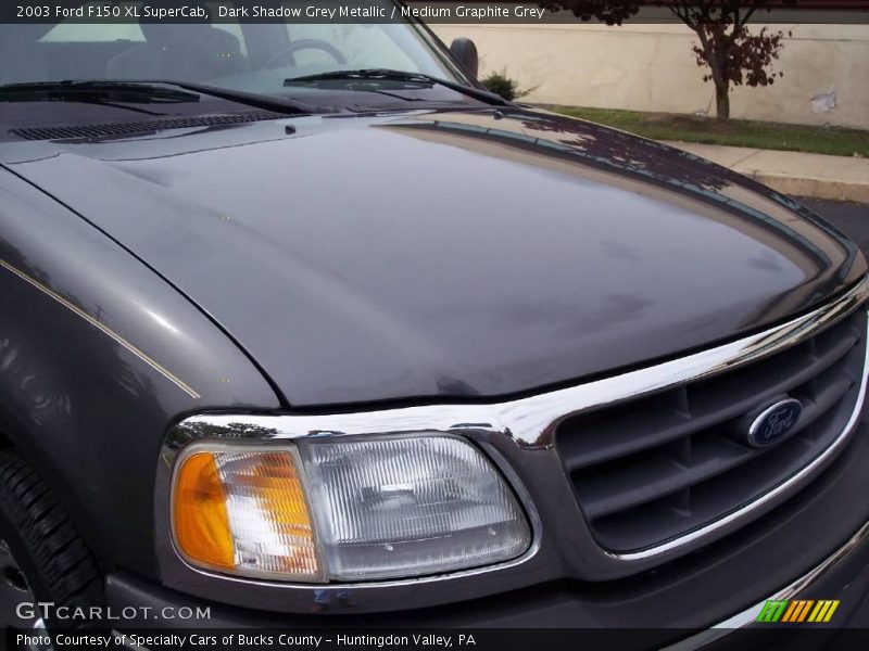 Dark Shadow Grey Metallic / Medium Graphite Grey 2003 Ford F150 XL SuperCab