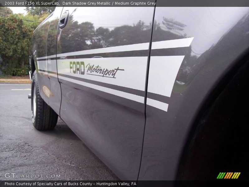 Dark Shadow Grey Metallic / Medium Graphite Grey 2003 Ford F150 XL SuperCab