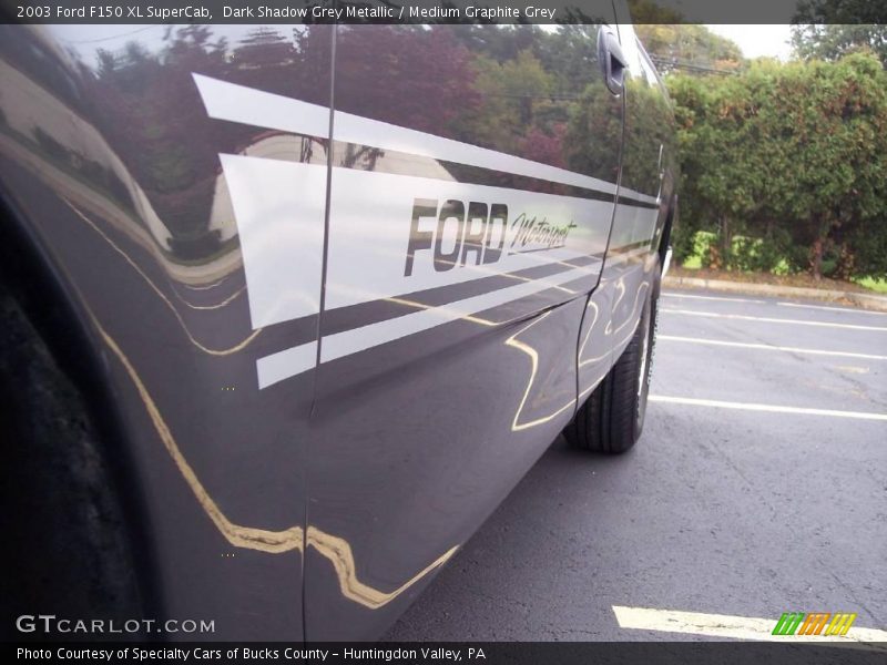 Dark Shadow Grey Metallic / Medium Graphite Grey 2003 Ford F150 XL SuperCab