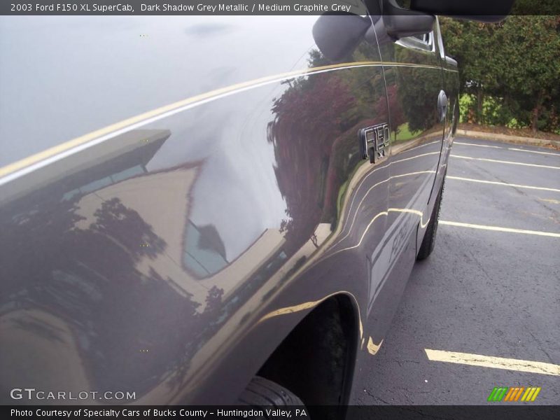 Dark Shadow Grey Metallic / Medium Graphite Grey 2003 Ford F150 XL SuperCab