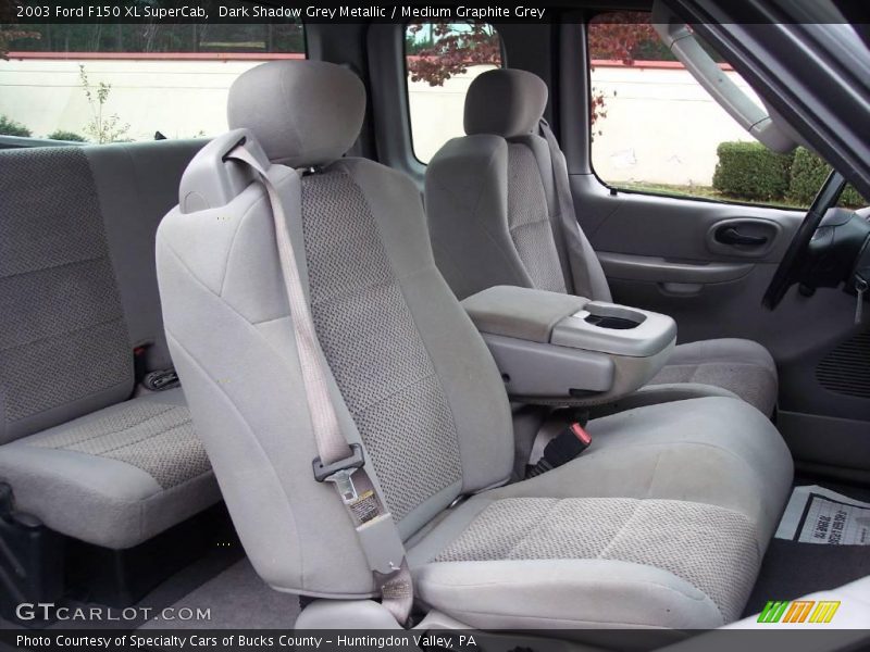 Dark Shadow Grey Metallic / Medium Graphite Grey 2003 Ford F150 XL SuperCab