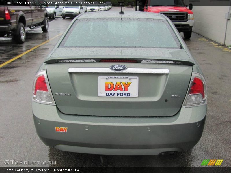 Moss Green Metallic / Charcoal Black 2009 Ford Fusion SEL