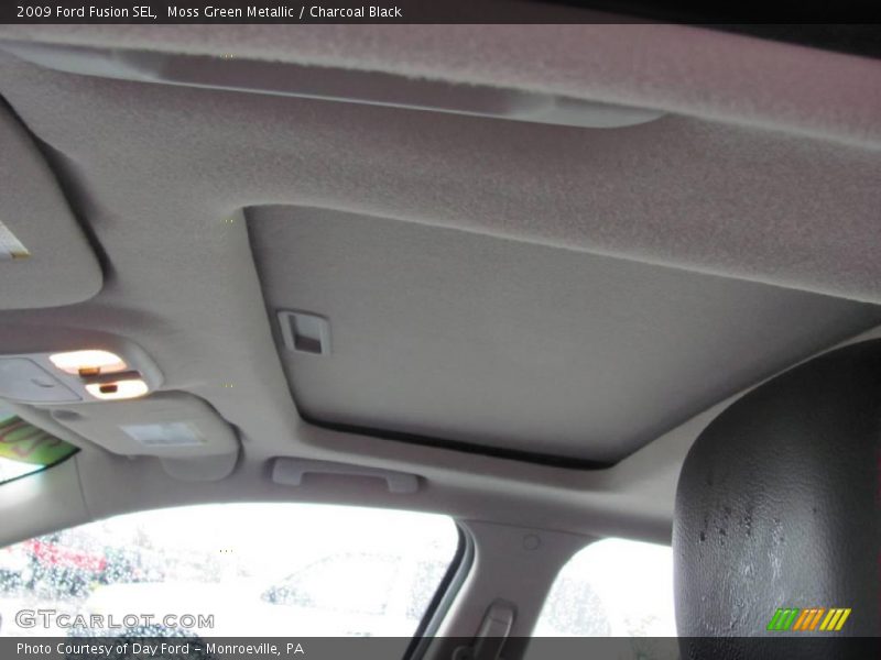 Moss Green Metallic / Charcoal Black 2009 Ford Fusion SEL