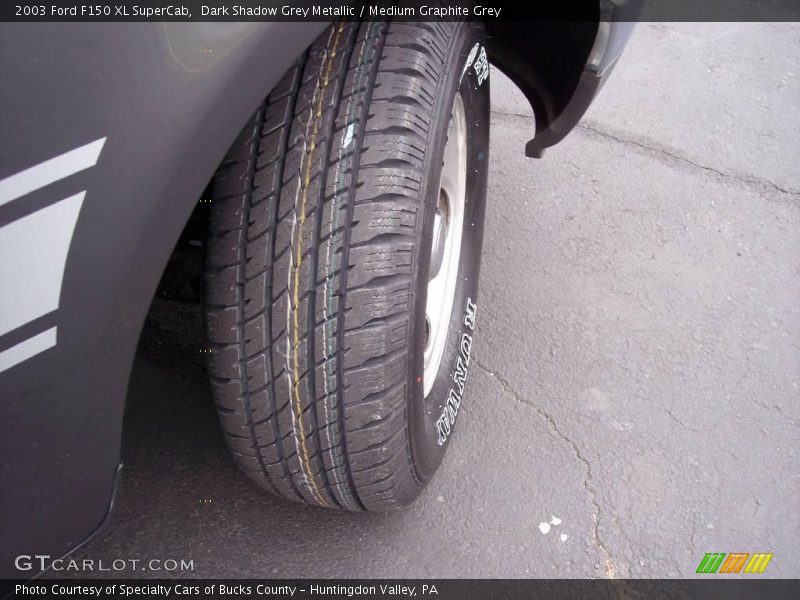 Dark Shadow Grey Metallic / Medium Graphite Grey 2003 Ford F150 XL SuperCab