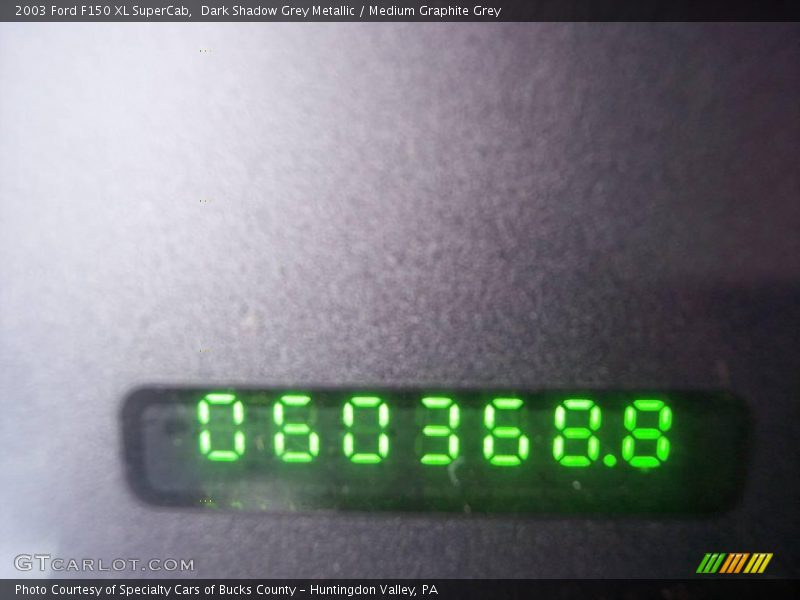 Dark Shadow Grey Metallic / Medium Graphite Grey 2003 Ford F150 XL SuperCab
