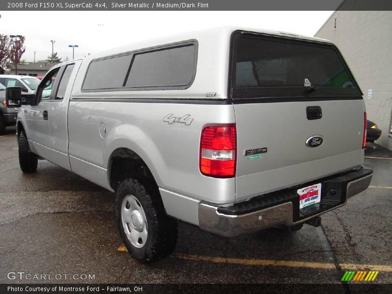 Silver Metallic / Medium/Dark Flint 2008 Ford F150 XL SuperCab 4x4