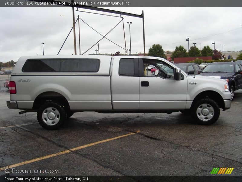 Silver Metallic / Medium/Dark Flint 2008 Ford F150 XL SuperCab 4x4