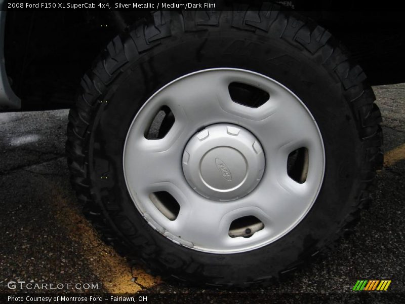 Silver Metallic / Medium/Dark Flint 2008 Ford F150 XL SuperCab 4x4