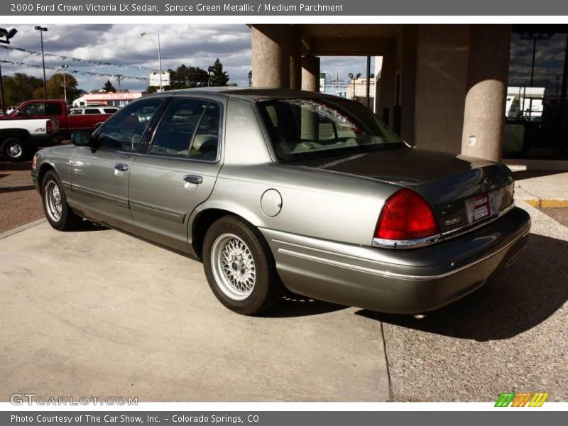 Spruce Green Metallic / Medium Parchment 2000 Ford Crown Victoria LX Sedan