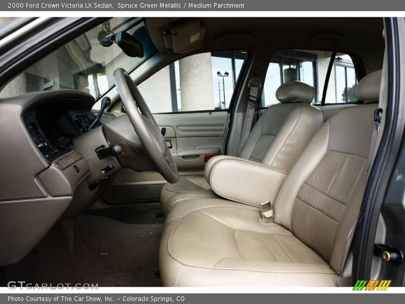 Spruce Green Metallic / Medium Parchment 2000 Ford Crown Victoria LX Sedan