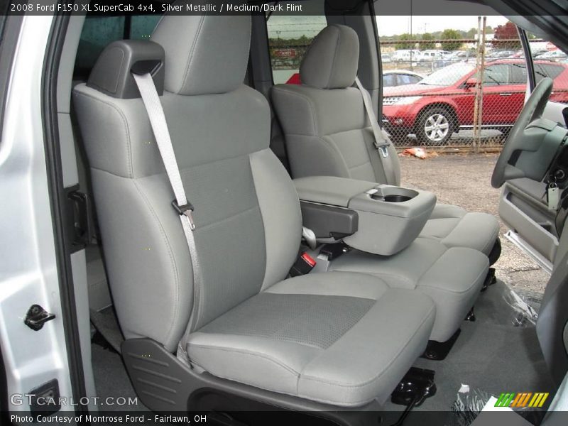 Silver Metallic / Medium/Dark Flint 2008 Ford F150 XL SuperCab 4x4