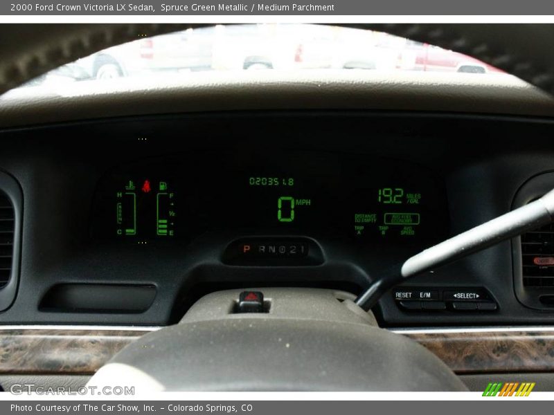 Spruce Green Metallic / Medium Parchment 2000 Ford Crown Victoria LX Sedan